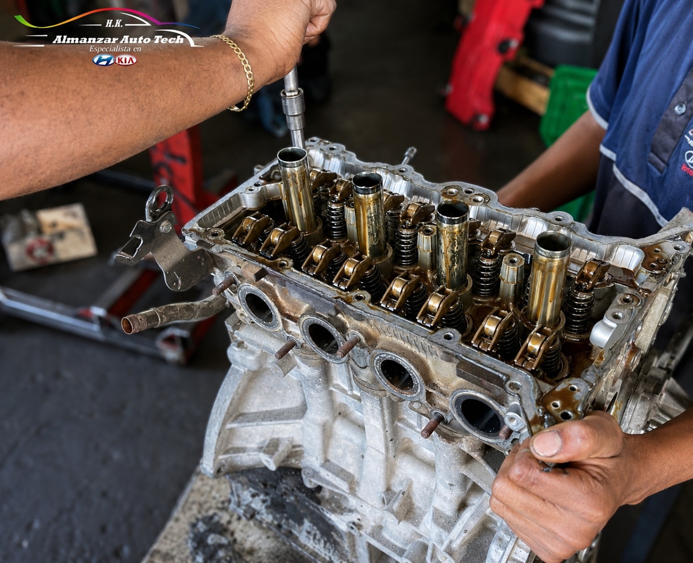 Motor KIA en proceso